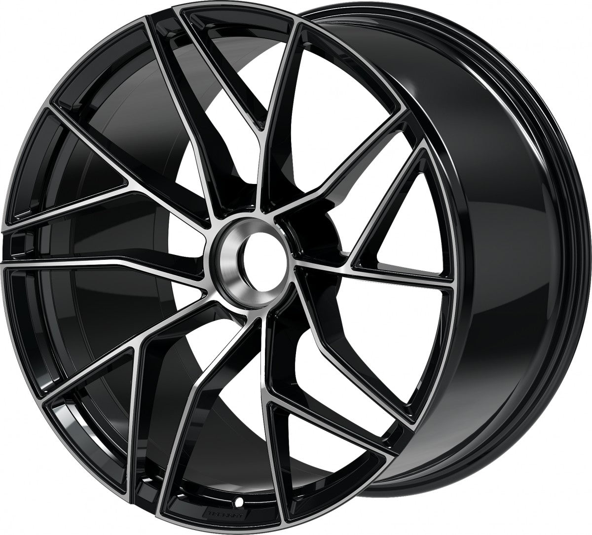 Proline Techart Formula VII Race black polished Alufelge 12x21 Zoll ET42 LK 1x1 ML84 – Bild 8