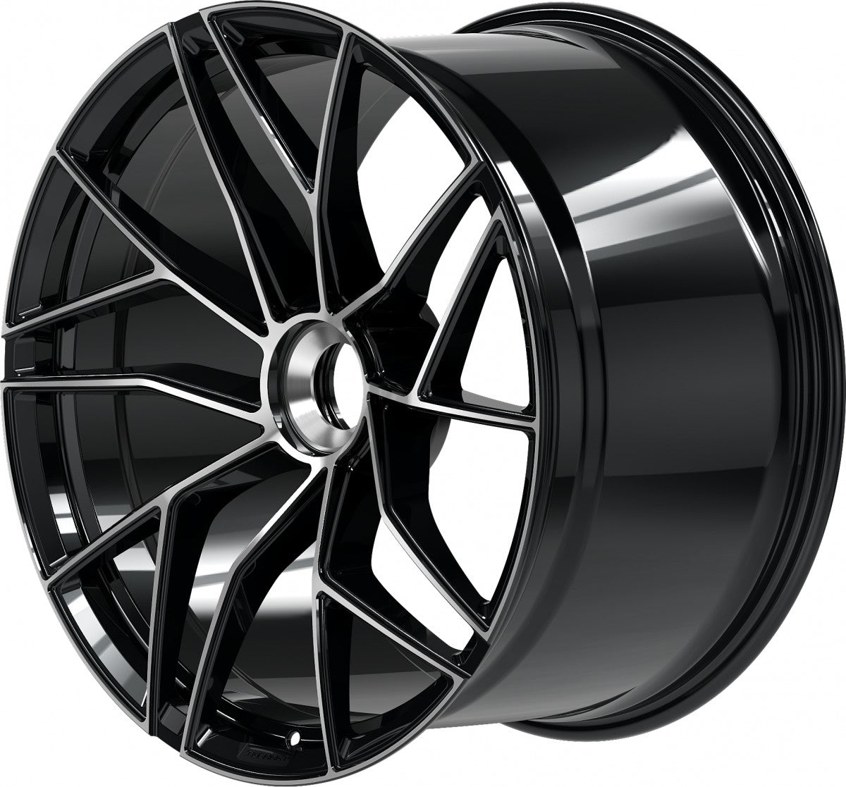 Proline Techart Formula VII Race black polished Alufelge 12x21 Zoll ET42 LK 1x1 ML84 – Bild 9