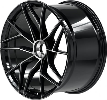 Proline Techart Formula VII Race black polished Alufelge 12x21 Zoll ET42 LK 1x1 ML84 – Bild 9