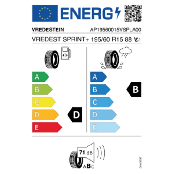 Vredestein Sprint + 195/60 R15 88V – Bild 3