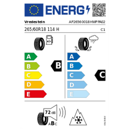 Vredestein Wintrac Pro+ XL M+S 3PMSF FSL 265/60 R18 114H – Bild 2