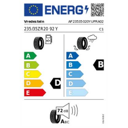 Vredestein Ultrac Pro XL 235/35 R20 92Y – Bild 2