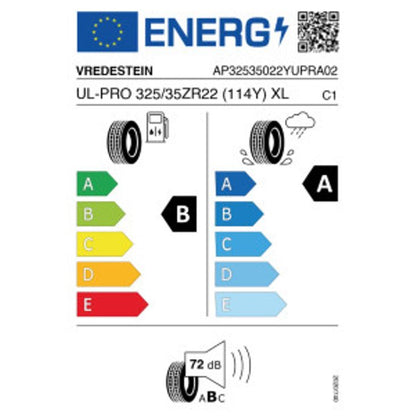 Vredestein Ultrac Pro 325/35 R22 114Y – Bild 2