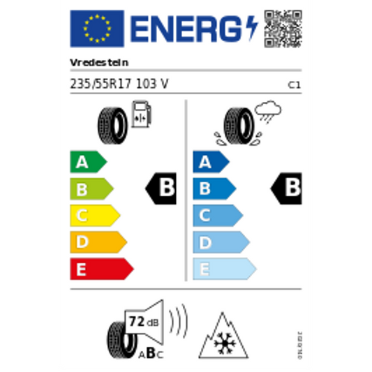 Vredestein Quatrac Pro+ XL M+S 3PMSF 235/55 R17 103V – Bild 2