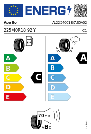 Apollo Aspire 5 XL 225/40 R18 92Y