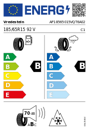 Vredestein Quatrac XL 3PMSF 185/65 R15 92V
