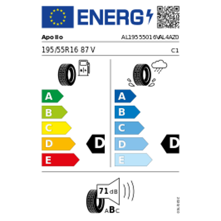 Apollo Alnac 4G 195/55 R16 87V – Bild 3