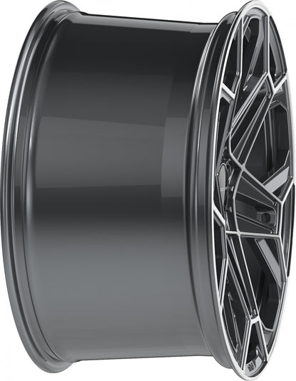 Proline Techart Daytona II grey polished Alufelge 11.5x21 Zoll ET62 LK 5x130 ML71.5 – Bild 6
