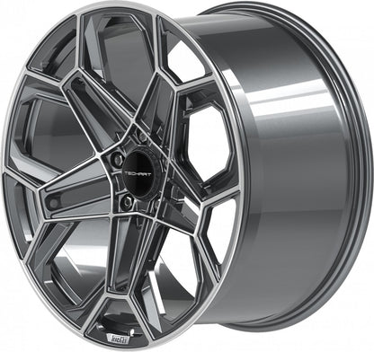 Proline Techart Daytona II grey polished Alufelge 11.5x21 Zoll ET62 LK 5x130 ML71.5 – Bild 9