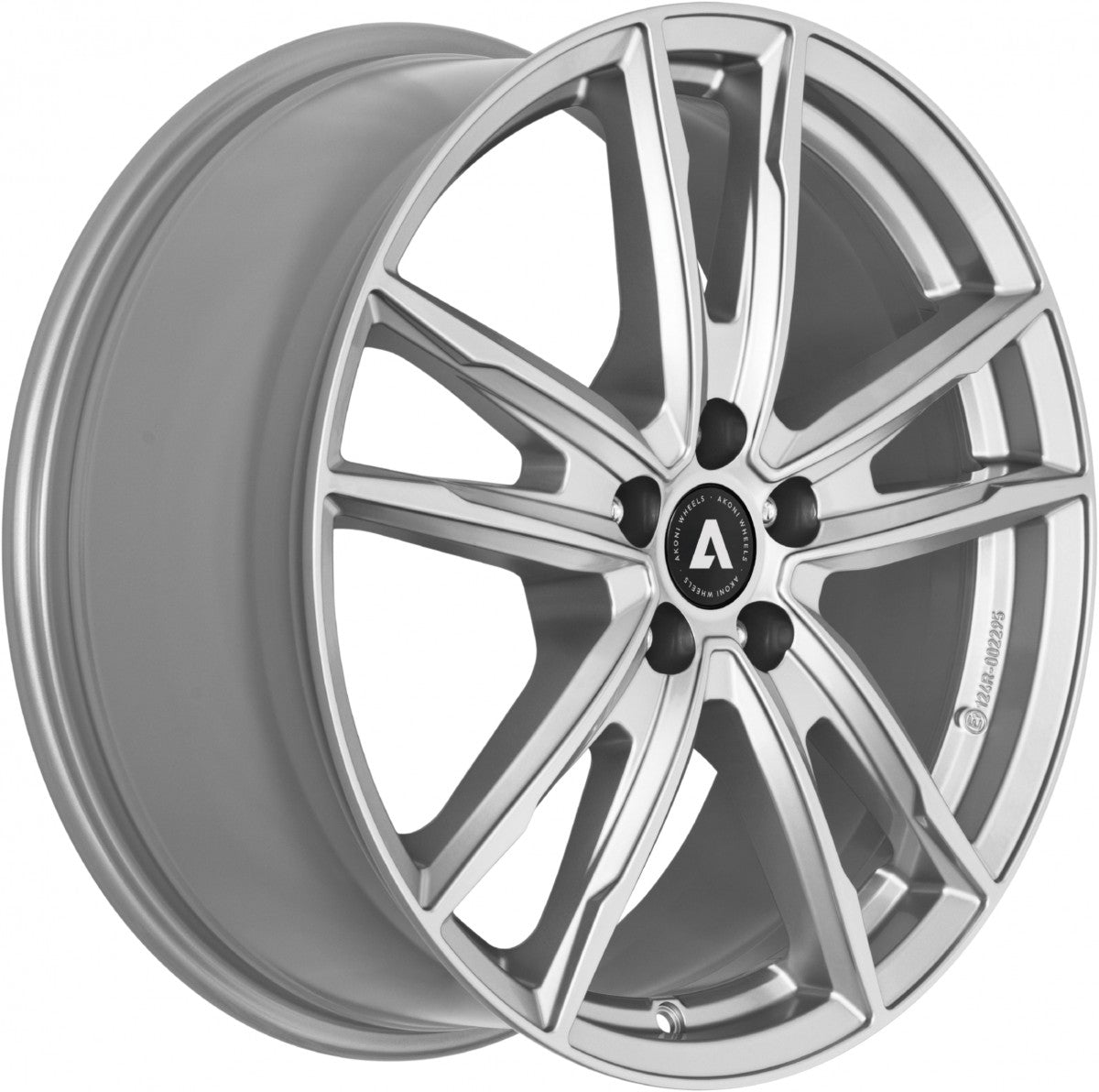 Akoni AK08 silver Alufelge 6x15 Zoll ET45 LK 5x100 ML54.1 – Bild 3