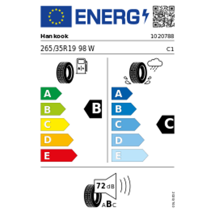 Hankook Ventus S1 evo3 (K127) T0 FSL XL UHP 265/35 R19 98W – Bild 4