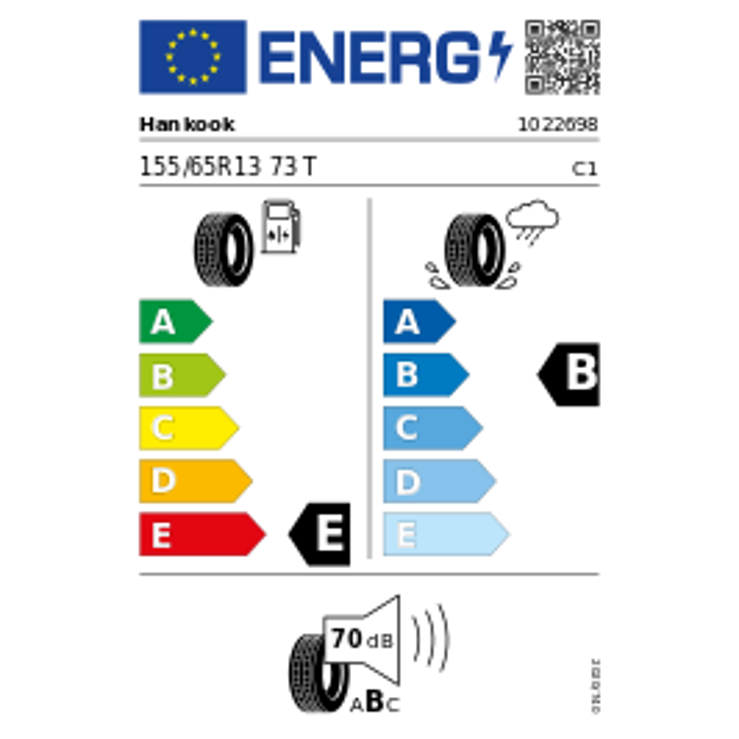 Hankook Kinergy eco2 (K435) 155/65 R13 73T – Bild 3
