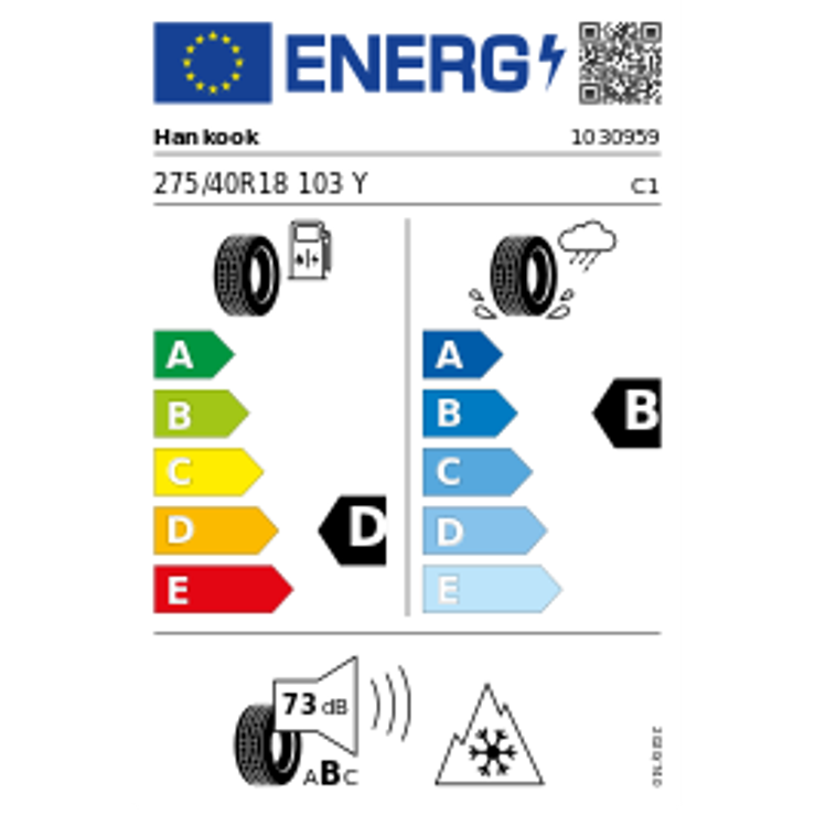 Hankook Kinergy 4S 2 (H750B) XL 3PMSF HRS 275/40 R18 103Y – Bild 3