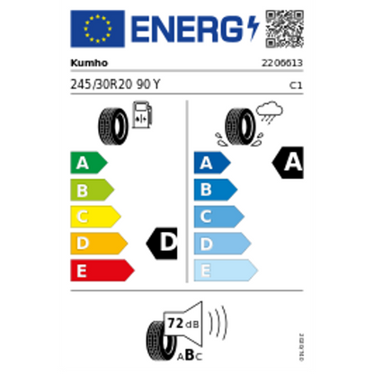 Kumho Ecsta PS71 XL 245/30 R20 90Y – Bild 4