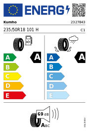 Kumho Ecsta HS52 XL 235/50 R18 101H