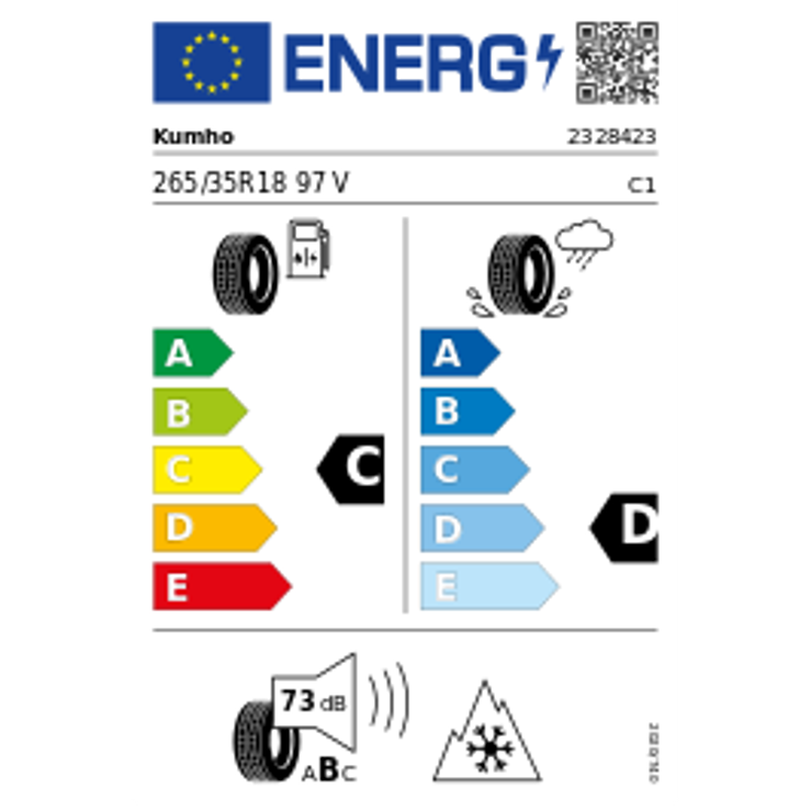 Kumho Wintercraft WP72 XL M+S 3PMSF 265/35 R18 97V – Bild 3