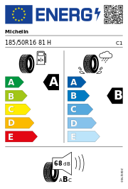 Michelin Primacy 4 E DOT22 DEMO 185/50 R16 81H DOT DOT22 – EU-Reifenlabel