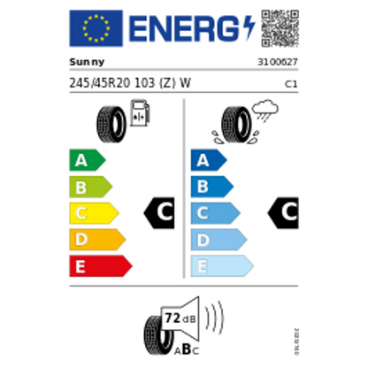 Sunny NA305 XL 245/45 R20 103W – Bild 3