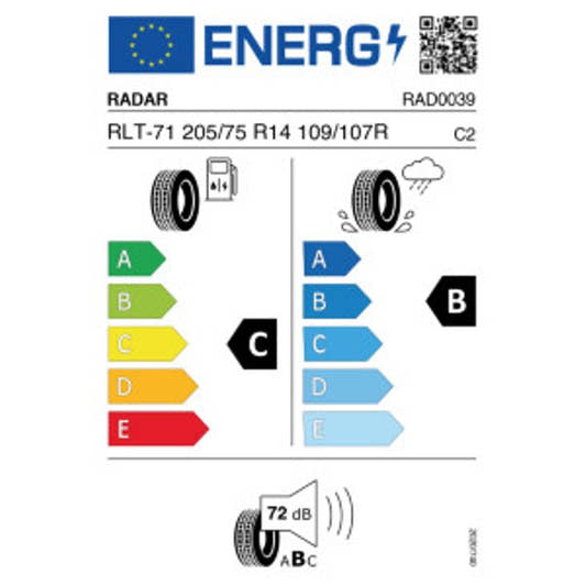 Radar RLT-71 205/75R14C 109R – Bild 2