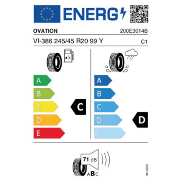 Ovation VI-386 HP Ecovision 245/45 R20 99Y – Bild 2
