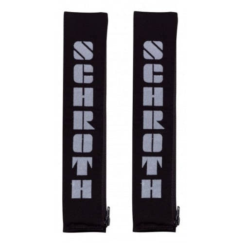 Schroth 2 Gurtpolster schwarz mit grauem Flock
