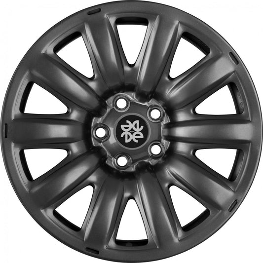 Erion 06 grey Stahlfelge 6.5x17 Zoll ET46 LK 5x112 ML57 – Bild 2