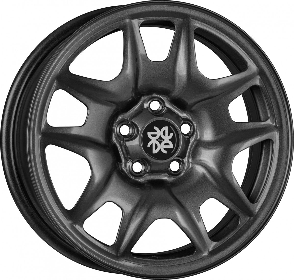 Erion 05 grey Stahlfelge 5.5x15 Zoll ET40 LK 5x100 ML57