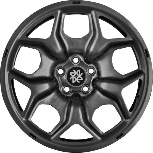 Erion 07 grey Stahlfelge 6.5x17 Zoll ET40 LK 5x100 ML57 – Bild 2