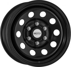Dotz Modular Black - Offroad Stahlfelge 8x16 Zoll ET37 LK 6x130 ML84.1