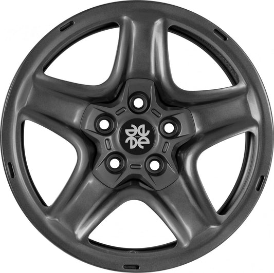 Erion 09 grey Stahlfelge 6.5x17 Zoll ET32 LK 5x114.3 ML66 – Bild 2