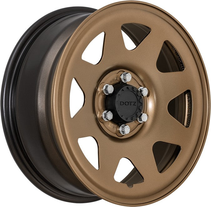 Dotz Dakar HD bronze matt 7x17 ET44 - LK6/120 ML74.5