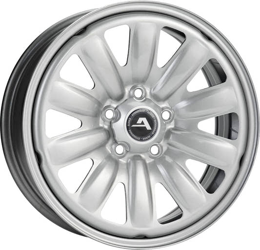Alcar 01 silver Stahlfelge 6.5x16 Zoll ET50 LK 5x114.3 ML66
