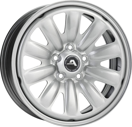 Alcar 01 silver 6x15 ET38 - LK5/100 ML57