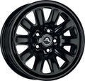 Alcar 01 black Stahlfelge 6.5x16 Zoll ET50 LK 5x114.3 ML67