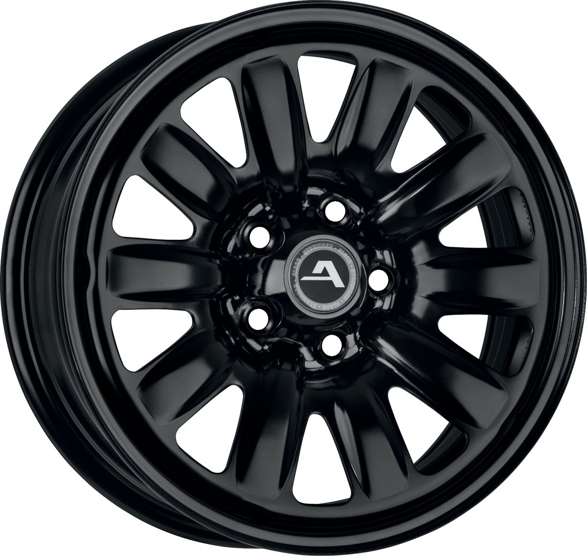 Alcar 01 black 6.5x16 ET50 - LK5/114.3 ML67