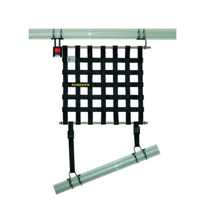 Schroth Fensternetz Größe 1 (L 400 mm x H 405 mm) inkl. Befestigungsmaterial schwarz rechts