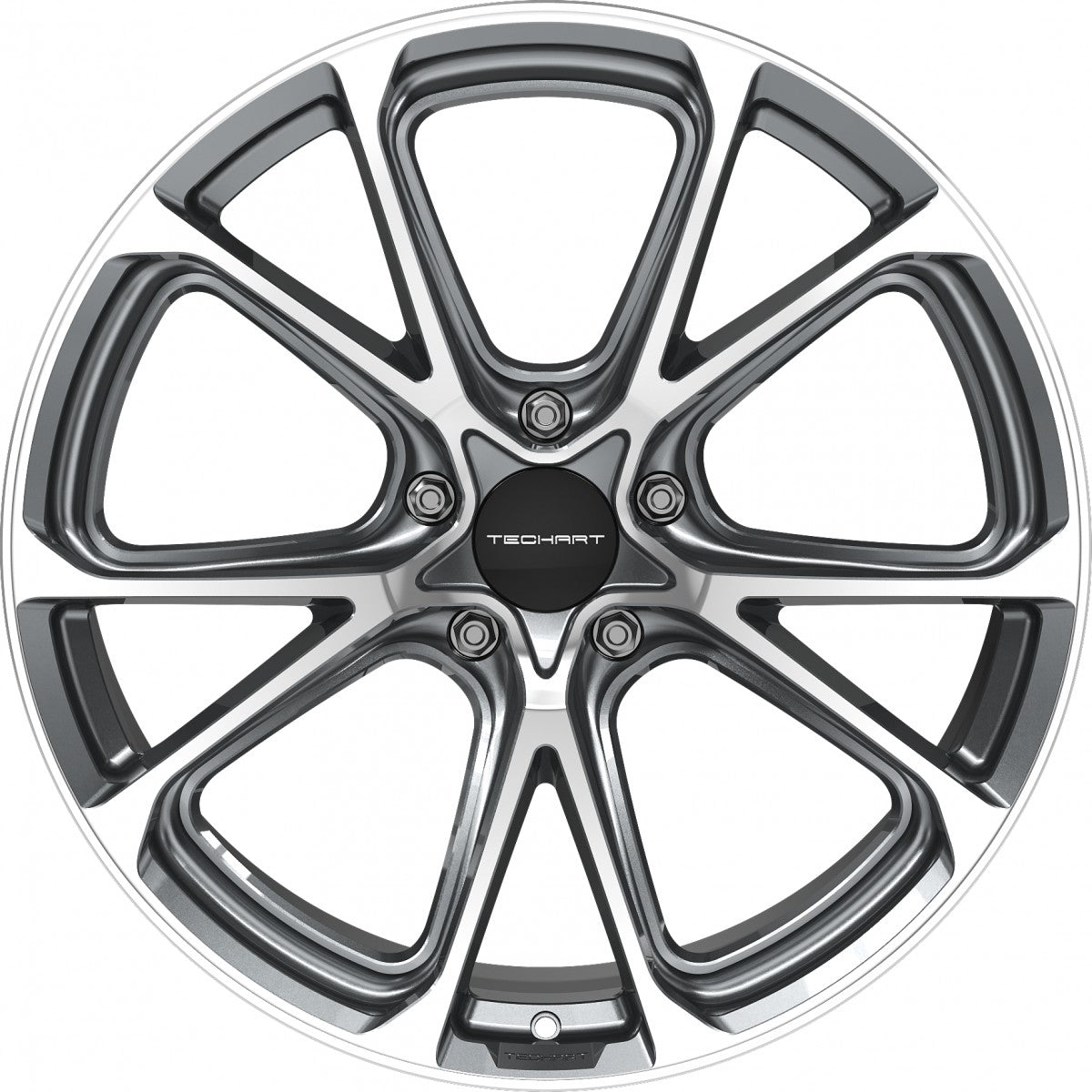 Proline Techart Formula VI grey polished Alufelge 11.5x21 Zoll ET64 LK 5x130 ML71.5 – Bild 2