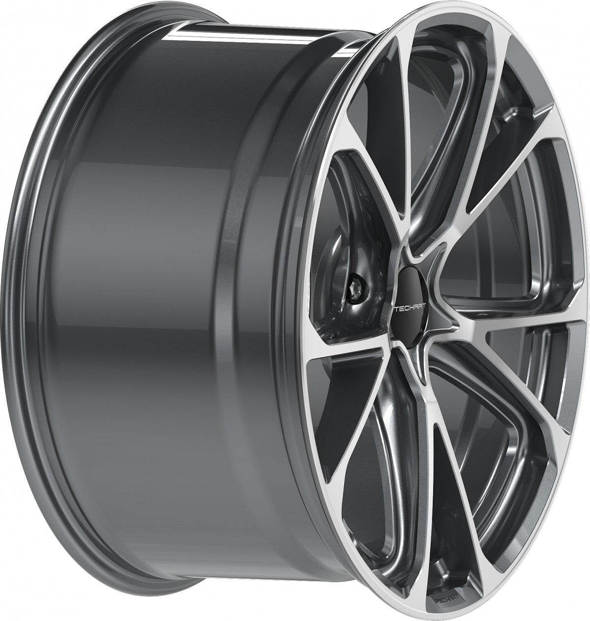Proline Techart Formula VI grey polished Alufelge 11.5x21 Zoll ET64 LK 5x130 ML71.5 – Bild 5