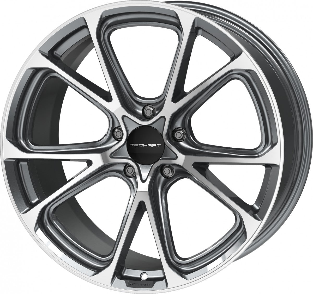 Proline Techart Formula VI grey polished Alufelge 11.5x21 Zoll ET64 LK 5x130 ML71.5 – Bild 7