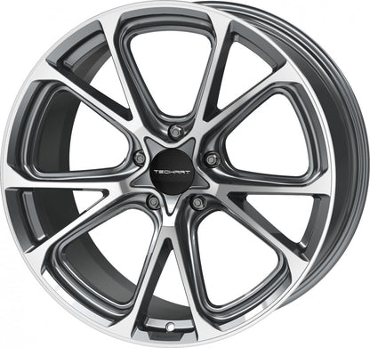 Proline Techart Formula VI grey polished Alufelge 11.5x21 Zoll ET64 LK 5x130 ML71.5 – Bild 7