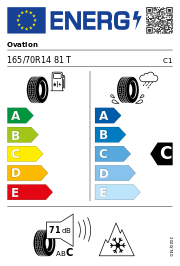 Ovation W 586 3PMSF DOT22 165/70 R14 81T DOT DOT22 – EU-Reifenlabel