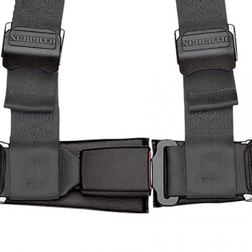 Schroth Quickfit asm schwarz mit SCHROTH RACING Logo links für VW, Audi, Skoda, Seat – Bild 3