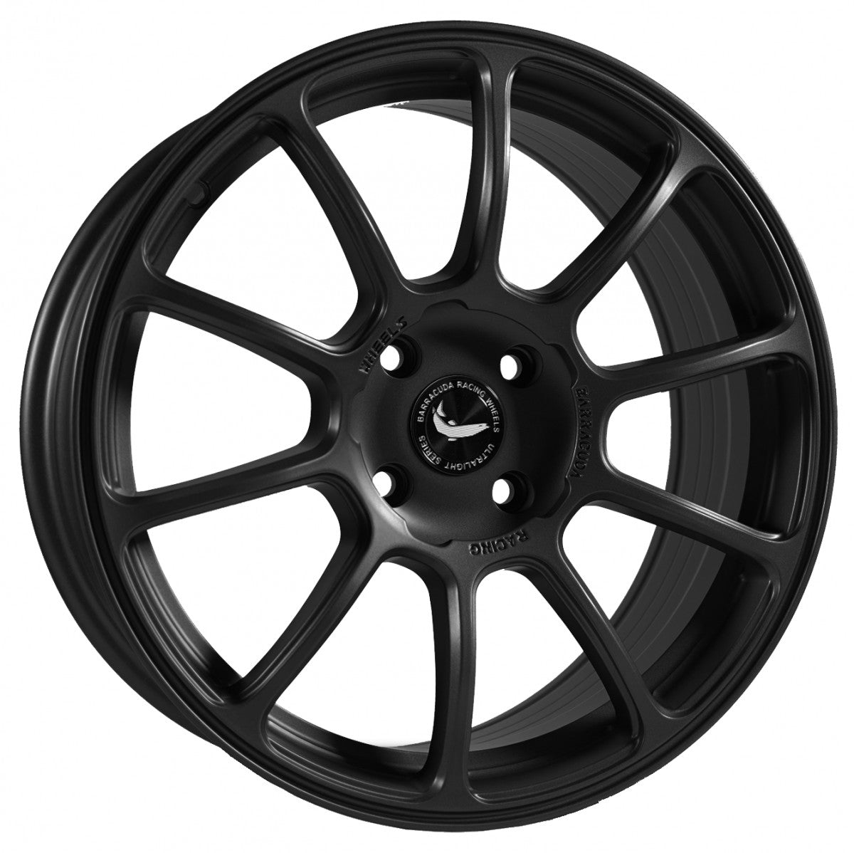 Barracuda Summa matt black Alufelge 7.5x18 Zoll ET38 LK 4x108 ML73.1