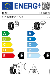 Hifly Winter Transit 3PMSF DOT23 215/65R15C 104R DOT DOT23 – EU-Reifenlabel