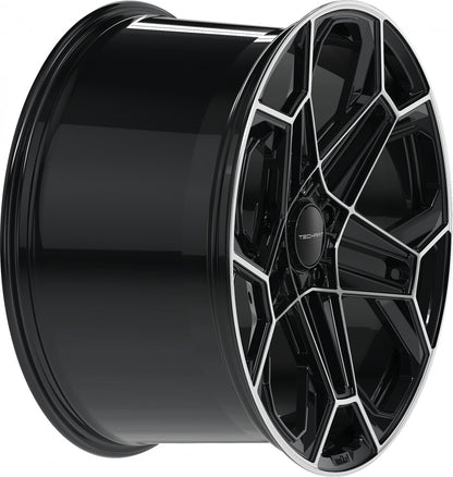 Proline Techart Daytona II black polished Alufelge 10x22 Zoll ET40 LK 5x130 ML71.5 – Bild 5