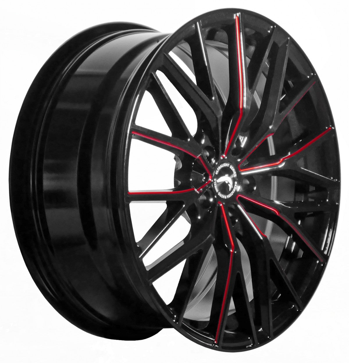 Barracuda Project 3.0 black gloss flashred Alufelge 10x20 Zoll ET38 LK 5x112 ML73.1 – Bild 3