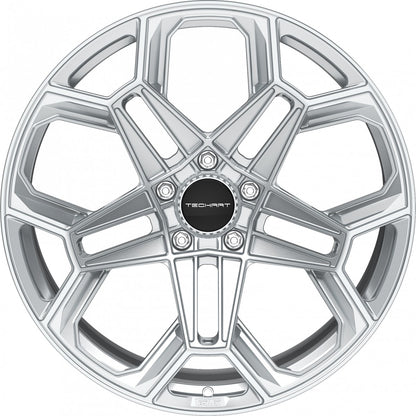 Proline Techart Daytona II arctic silver Alufelge 10x22 Zoll ET40 LK 5x130 ML71.5 – Bild 2