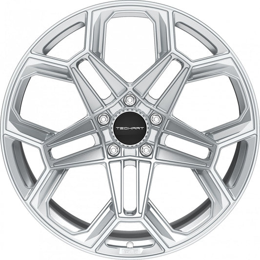 Proline Techart Daytona II arctic silver Alufelge 10x22 Zoll ET40 LK 5x130 ML71.5 – Bild 2
