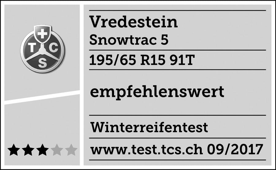 Vredestein Snowtrac 5 3PMSF DOT19 155/65 R14 75T DOT DOT19 – Bild 3