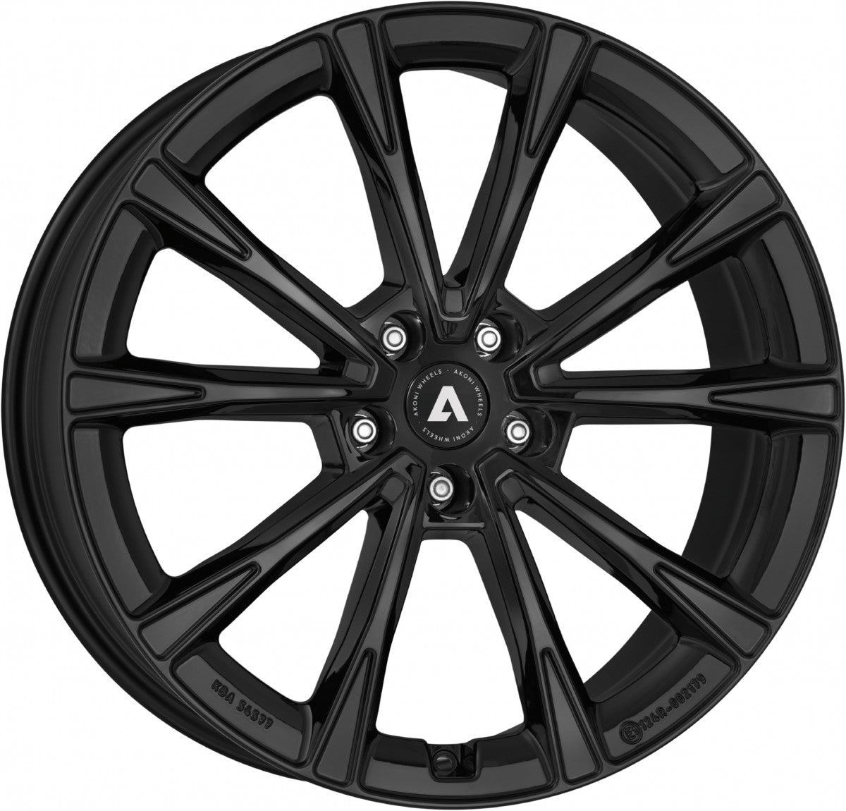 Akoni AK01 black Alufelge 8x20 Zoll ET50 LK 5x114.3 ML66.1